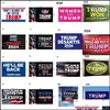 BANNER FAGNS 200 Designs Donald Trump 3x5 ft 2024 Make America Great Florida DeSantis Flag Presidente dos EUA ganhou 90x150cm Drop Delivery Dhfku