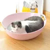 Cat Beds Pet Kennel House Universal Dog Bed Supplies All Season Felt Lounge Bowl Pot