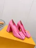 2023 fashion Women Shoes Pumps High Heels Sexy Pointed Toe Pearl Mules Slingback Runway Spell Color Wedding Party -041