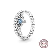 925 zilveren vrouwen passen Pandora Ring Originele hartkroon mode ringen logo kroon retro ronde liefde