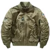 Jaquetas masculinas Cool Exército Tactical Stand Collar Flight Jacket masculino Jean Men Winter Bomber Combat