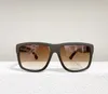 1124 / F Gafas de sol cuadradas Mate Negro / Azul Lentes de espejo Gafas para hombre Sunnies Diseñadores Gafas de sol Sonnenbrille Sun Shades UV400 Gafas con caja