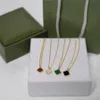 Mode Mini Hanger Ketting Designer Kettingen Dames Sieraden Fritillaria Klaver Ontwerp Goud 4 Kleur Elegant Temperamenteel