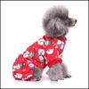 Dog Apparel Pet Clothes For Small Dogs Winter Christmas Halloween Warm Cat Coat Jacket Pumpkin Wizard Transform Funny Costume Drop D Dhhrx