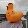 2023 Quality Inflatable Rhubarb Chicken Hen Mascot Air Blown Cartoon Animals For Outdoor Indoor Yard Decorations