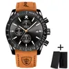 Relojes de pulsera Reloj de moda para hombre, relojes de cuarzo deportivos de marca superior de lujo, reloj de pulsera con cronógrafo resistente al agua, reloj Masculino con correa de silicona azul