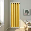 Sheer Curtains Grommet Top Door Drzwi zabiegi panel Pokój Pokój Solidne zaciemnienie drzwi ciemnienia izolacja cieplna do drzwi wystrój 230330