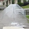 Guarda -chuvas guarda -de -cogumelo transparente com uma alça longa e forma de cúpula de bolhas usada para viagens ao ar livre e acampamento para evitar o vento 230330