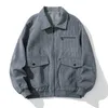 Men's Jackets Trendy Casual Jacket Korean Version Light Corduroy Clothing Young and Middleaged Lapel Coat 230330