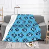 Blankets Nazar Evil Eye Blue Blanket For Home Decor Super Soft Microfibre Throw Christmas Gifts