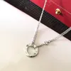 LOVE Necklace for Women Gold Plated T0P Quality Official Reproductions Fashion Brand Designer Jewelry Exquisite Gift with Box 013
