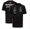 Camiseta de corrida F1 Fórmula 1 de verão com gola redonda e personalização do mesmo estilo