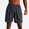 lu Mens Jogger Sports Shorts For Hiking Cycling With Pocket Casual Running Gym Short Pant Breathable LL788