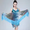 Stage Draag pailletten Tassel TRANGULE HIP SCRAF Belly Dancing -kostuum voor volwassen dansrokrokken taille keten