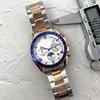 Omeg Relojes de pulsera para hombres 2023 Nuevos relojes para hombre Todos los diales funcionan Reloj de cuarzo Alta calidad Marca de lujo superior Reloj cronógrafo Accesorios de moda Cinturón de acero DE V