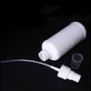 Bouteilles de pulvérisation blanches de 2oz/50ml, récipient de liquide rechargeable, bouteille de voyage vide en plastique réutilisable pour shampoing et parfum