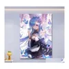 Dipinti Re Zero Rem Japan Classic One Piece Wall Art Canvas Painting Poster nordico Stampa immagini Hd Living Girls Room Decor Drop Dhrub