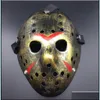 Party Masken Halloween Horror Jason Maske Hockey Cosplay Killer Scary Decor Weihnachten Maskerade Masque V For Vendetta Drop Delivery H Dhcfd