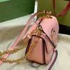 Designer-Tasche Womens Vintage Chain Bag Classic Crossbody Bag 735101 Stilvolle temperamentvolle Damen-Umhängetasche Tragbare Handtasche