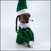 Przedmioty dekoracyjne figurki szpieg na wygięte zabawki świąteczny elf duch lalka ozdoby z żywicy domu festiwal Party Decor Snoop A Stoop Dr Dhky8