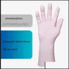 Cleaning Gloves Disposable Latex 50 Pairs/Pack Protective Nitrile Factory Salon Household Cleanning Glove Drop Delivery Home Garden Dhnlu