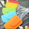 Baking Pastry Tools New Sile Spata Scraper Cream Butter Handled Cake Cooking Brushes Kitchen Utensil Drop Delivery Home Garden Din Dhtp3