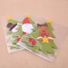 Christmas Decorations 3pcs/lot Lovely Cartoon Knife And Fork Holder Bags Tableware Pouch Pocket For Home 20% Off