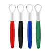 Portable Tongue Scraper Cleaner Reusable Stainless Steel Portable Oral Mouth Brush Cleaning Tool Dental Kit Health Care