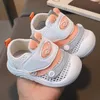 First Walkers Baby Boys Girls Summer Mesh Sandalen Kinderademige strandschoenen kinderen Leisure Apartement Non Slip babyschoenen 230330