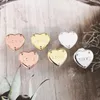 T Altın Kalp Küpe Kadın Tatlı Saplama Çift Mavi Pazen Çantası 10mm Kalın Piercing Takı Hediyeleri Aşk'a Dönüş Kalp Tag Saplama Küpe Kadın Aksesuarları Toptan