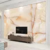 Fonds d'écran Papier peint mural en marbre doré orné européen pour murs salon chambre à coucher TV fond décoratif à la maison revêtement mural 3D