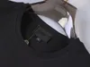 Męska koszulka literowa druk luksusowy czarny biały projektant mody Summer Premium Top Krótkie Rękaw Rozmiar S-XXXL A7