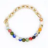 Strand Shinus Beaded Bracelet Fashion Jellewery 2023 Golden Beads For Women Jewelry Femme High Quality Bracelets Wholesale