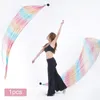 Stage Wear Polyester Veil Poi Throw Balls Scarf Set Belly Dance Yoga Performance Accessoire Costume de danse