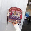 Shoulder Bags Vintage Women's Bag Tassel Ethnic Handwoven Crossbody For Lady Hippie Sling Ladies Small Handbag 4 Colors