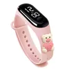 Children Digital Led horloges vergelijkbare items waterdichte slimme touchscreen horloges cartoon student sport kijken verjaardag cadeaus jongen meisje meisje armband