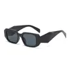 Zwarte zonnebril voor dames herenzonnebril rechthoekig buiten Tijdloos klassieke stijl Brillen Retro Unisex Goggles Sport Rijden Meerdere stijlen Shades Met doos