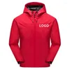 Giacche da uomo Logo personalizzato Giacca da uomo Cappotti Impermeabile Quick Dry Campeggio Sport all'aria aperta Felpe con cerniera Giacca a vento Uomo Taglia grande 5Xl