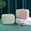 Resväskor Fashion Cute Makeup Portable Home Storage Box Cosmetic Bag stor kapacitet Resor toalettartiklar 230330