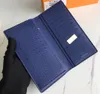 Projektant mody portfele luksusowa torebka Brazza męskie damskie szczupłe kopertówki wzloty jakości kwiat list portmonetki długie etui na karty z oryginalnym pudełkiem worek na kurz