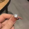 Solitaire Ring Corean Luxury 2023 Новые женщины Циркон Секрет Инкрустанный Желфуд Ювелирные ювелирные украшения Открыто.