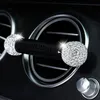 Car Air Freshener Creative Metal Outlet Clip Solid Colorful Rhinestone Fashion Stick