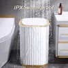 Poubelles Poubelles à capteur intelligent Les ordures de salle de bain peuvent être électroniques Détection automatique des toilettes domestiques Détection étanche Produits ménagers intelligents 230330