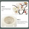 Decorative Flowers Artificial Plum Potted Planters Indoor Plants Fake Flower Plastic Bonsai Cloth Tree