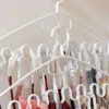 Вешалки волны многопортовые опоры для сушки для одежды для пластиковой стойки для организации