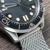 Bekijk keramische bezel nttd 42 mm mannen orologio saffier heren horloges automatische beweging mechanisch Montre de luxe horloge NAVO 300M WRIS2885