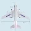 Aeronaves ElectricRC Boeing 747 Airbus A380 RC Aircraft 2.4g 2CH Aeronaves de controle remoto Aeronaves fixo Aeronaves RC Toys Infantil Gift 230329