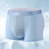 Underpants Men's ice silk underwear soft and breathable comfortable underwear men's solid antibacterial underwear sexy underwear 230330