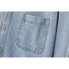 Mode graffiti pil denim jackets män kvinnor jeans tröja designer jacka avslappnad varm kofta kappa överdimensionerad långärmad polo t -shirt