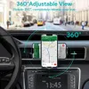 CW16 Wireless Car Charger 7.5W 10W 15W Snelle auto-klem Autolader Mount Air Vent-oplaadhouder voor iPhone 14/14 Pro/13/13 Pro/12/12 Pro/11/11 Pro/Samsung S23/S22/S21